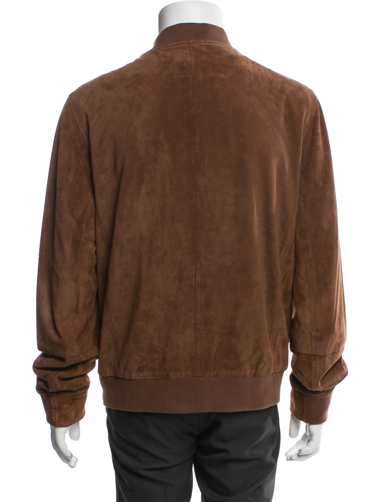 Brunello Cucinelli Leather Bomber Jacket